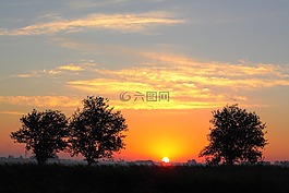 日出,上午,一天