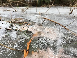冰,自然,冷