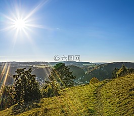 sonnenstern宾馆,查看,riedenburg