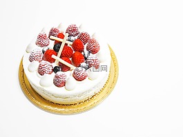 蛋糕,奶油,草莓