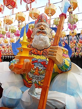 佛的生日,大邱,韩国南部
