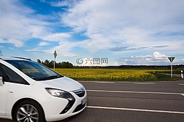 汽車,交界處,路