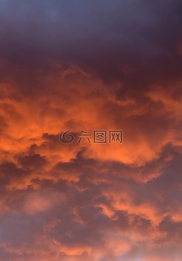 云,自然,天空