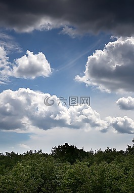 云,景觀,自然