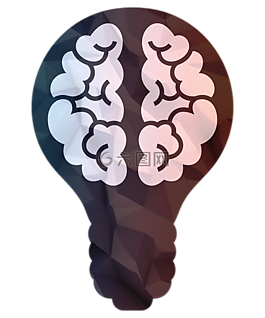 科學,腦,燈泡