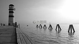 燈塔湖,燈塔,碼頭