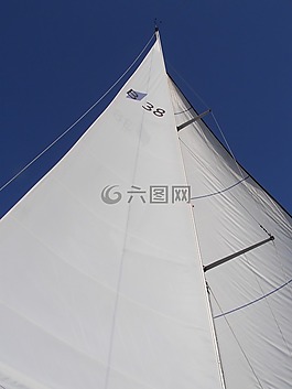 天空,帆船