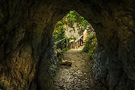 岩,魔鬼桥,石