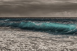 海,海洋,波