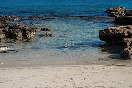 水,海灘,海