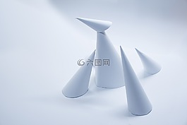 錐,紙,造型