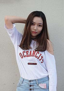 美女,擺拍,女孩