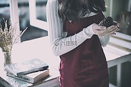 書籍,時(shí)尚,女孩