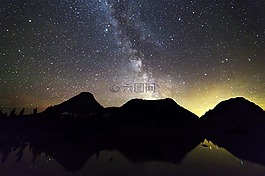 銀河,星星,夜