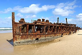 殘骸,海洋,船舶