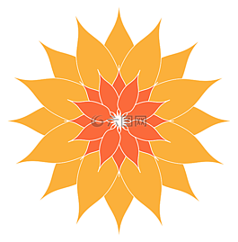 向日葵,花,橙色