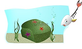 底部,溫暖的海,海