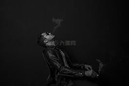 男子,人,煙