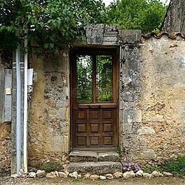 門(mén),秘密花園,墻上