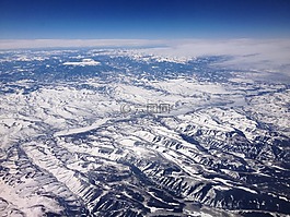 山,空中的視圖,景觀(guān)