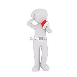 白人男性,3d模型,全身