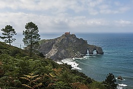景觀,海,巖