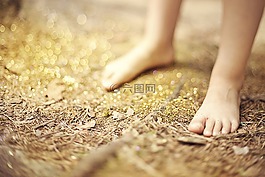兒童,童年,腳