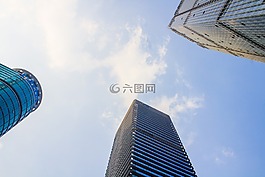 建設(shè),摩天樓,城市