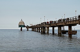 碼頭,橋,海