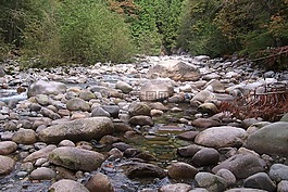 加拿大,峡谷,河