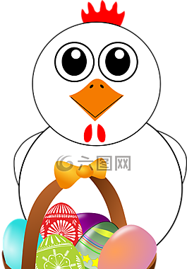 復活節(jié),母雞,公雞