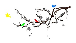 鳥,在中,的