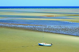 船,灣,海洋