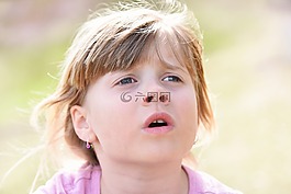 人的,孩子,女孩