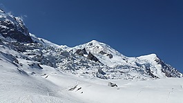 bossons冰川,la jonction,勃朗峰