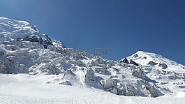 bossons冰川,la jonction,勃朗峰