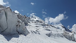 bossons冰川,la jonction,勃朗峰