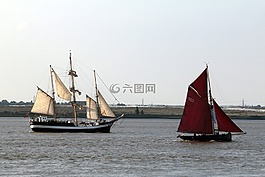 帆船,船舶,帆