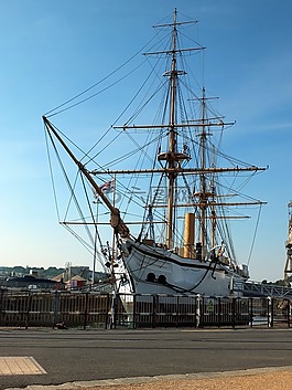 sailship,桅桿,船體