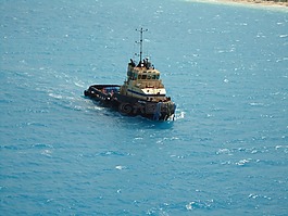 船,拖輪,海洋