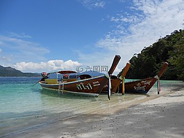 船,泰國,海