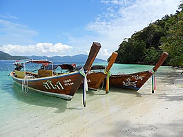 船,泰國,海