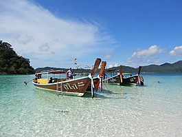 船,泰國,海
