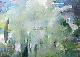 明亮的,晚,森林