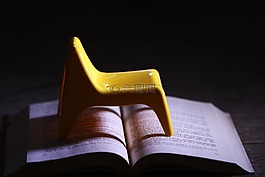 椅子,書,閱讀