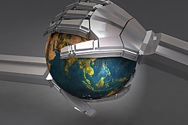行星,3d,造型