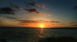 日落,夏威夷,考艾島