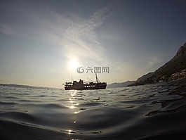 克羅地亞,海,夏