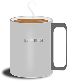 咖啡,杯,熱