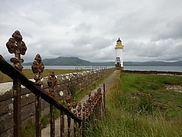 燈塔,蘇格蘭,草地